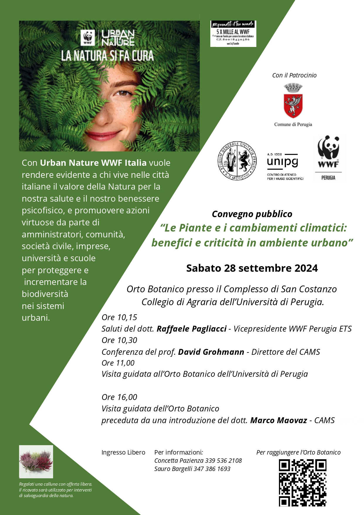 locandina convegno urban nature 2024