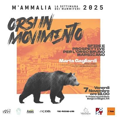 M&#039;ammalia 2025: Orsi in movimento