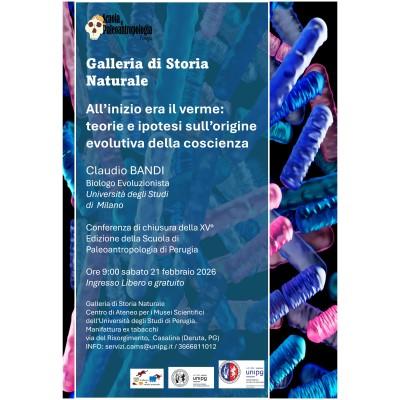 Conferenza di chiusura della XV° Edizione della Scuola di Paleoantropologia di Perugia