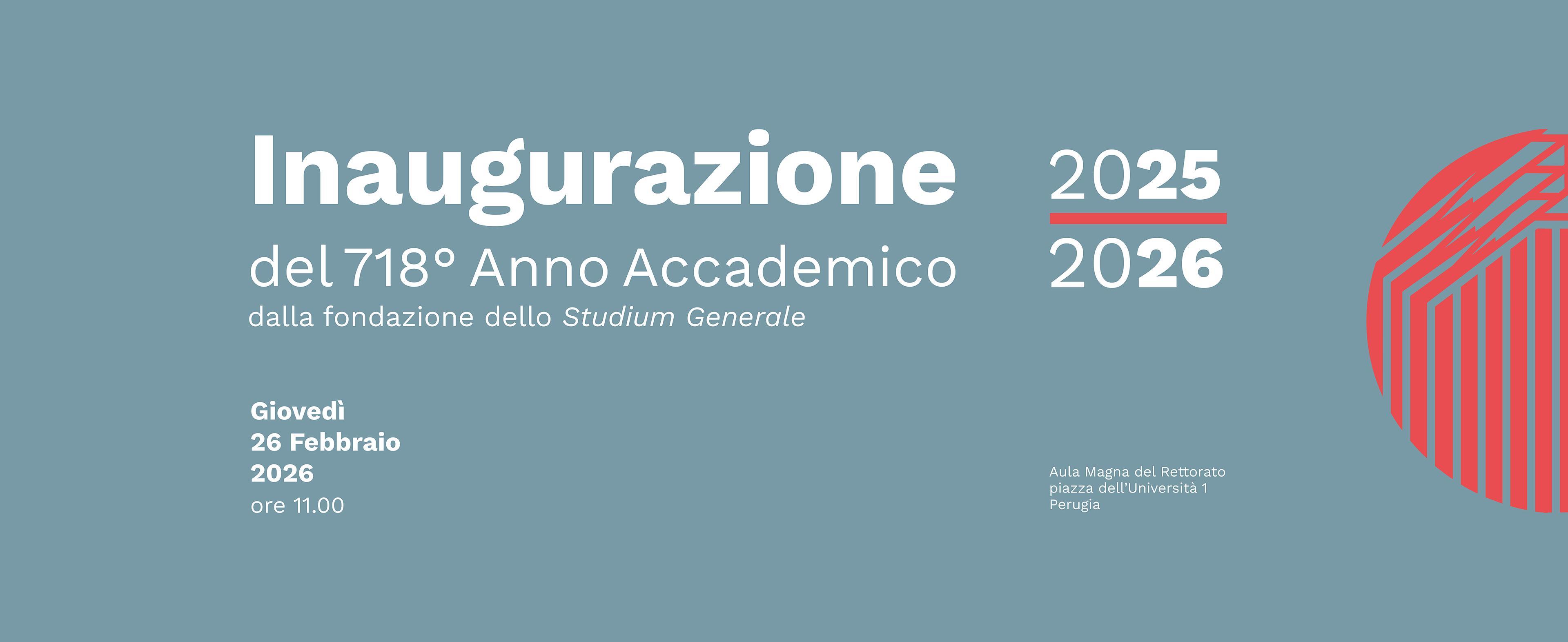 Inaugurazione 718° anno accademico
